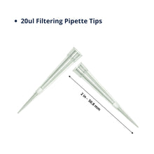 Load image into Gallery viewer, 5 pcs of 20 ul pipette tips
